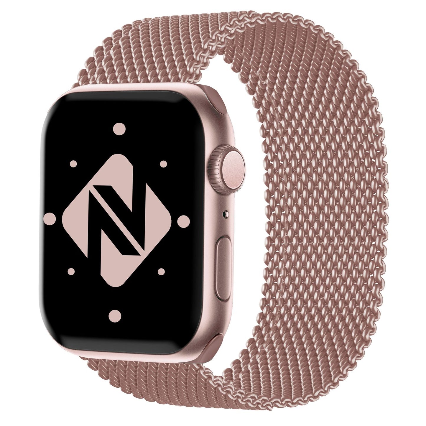 NALIA Milanaise Edelstahl Smart Watch Armband kompatibel mit Apple Watch Armband SE & Series 8/7/6/5/4/3/2/1, 38mm 40mm 41mm, iWatch-Band Magnet-Verschluss, Metall