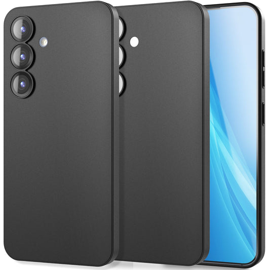 NALIA Ultra Slim Hardcase für Samsung Galaxy S25 – Matt & 0.3mm Dünn – PHANTOM (Hauchdünnes Cover & Kamera-Vollschutz) – Marke aus Berlin