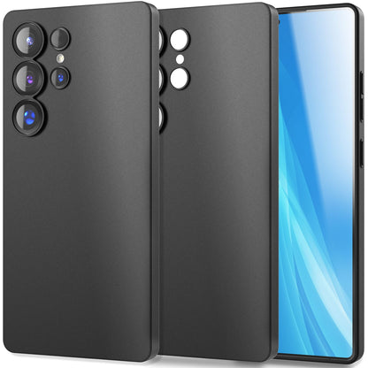 NALIA Ultra Slim Hardcase für Samsung Galaxy S25 Ultra – Matt & 0.3mm Dünn – PHANTOM (Hauchdünnes Cover & Kamera-Vollschutz) – Marke aus Berlin