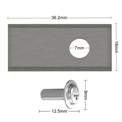 30x Edelstahl Messer für Worx Landroid Vision WR312E | 1-Loch | WA0719
