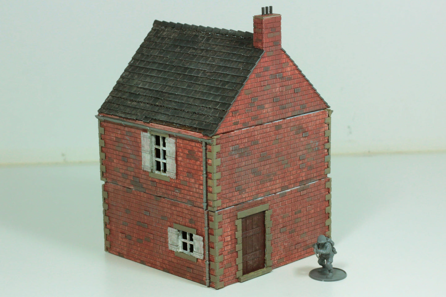 Normandy Village House Type 2 - Tabletop Wargaming WW2 Terrain | 15mm 20mm 28mm Miniature 3D Printed Model