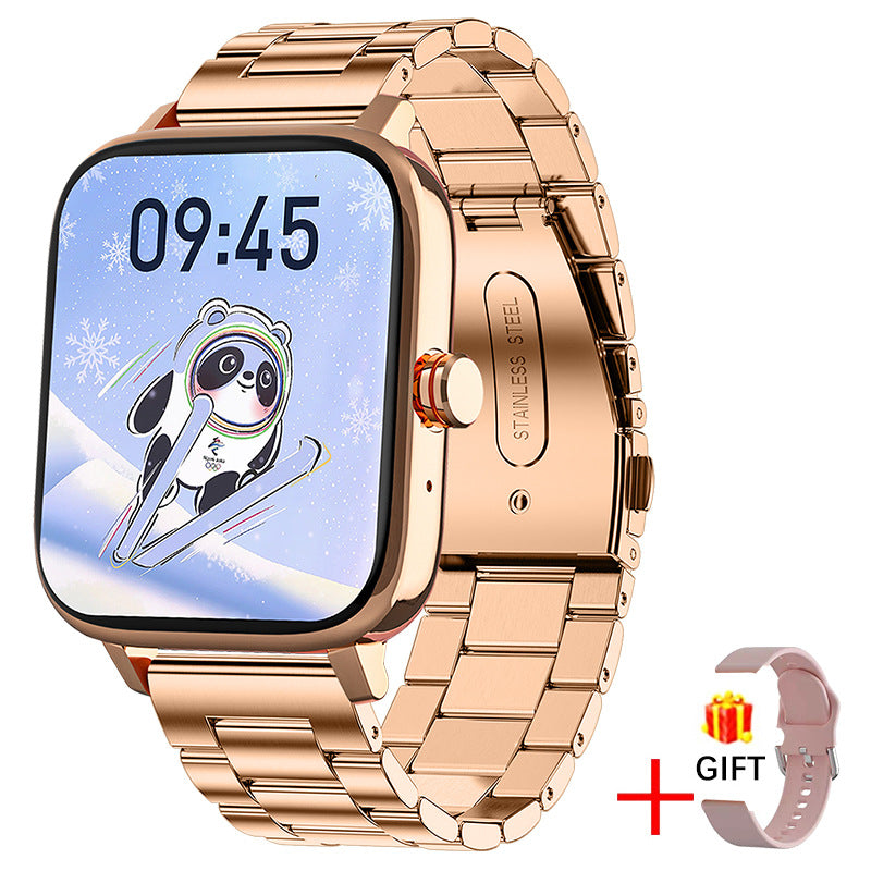 Smartwatch mit Bluetooth-Telefonie, 1,69" Display, Herzfrequenz & SpO₂, IP67