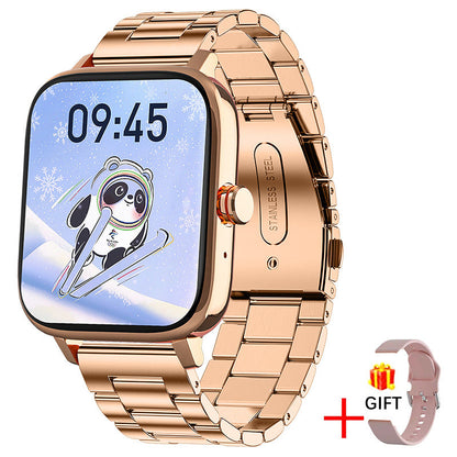 Smartwatch mit Bluetooth-Telefonie, 1,69" Display, Herzfrequenz & SpO₂, IP67
