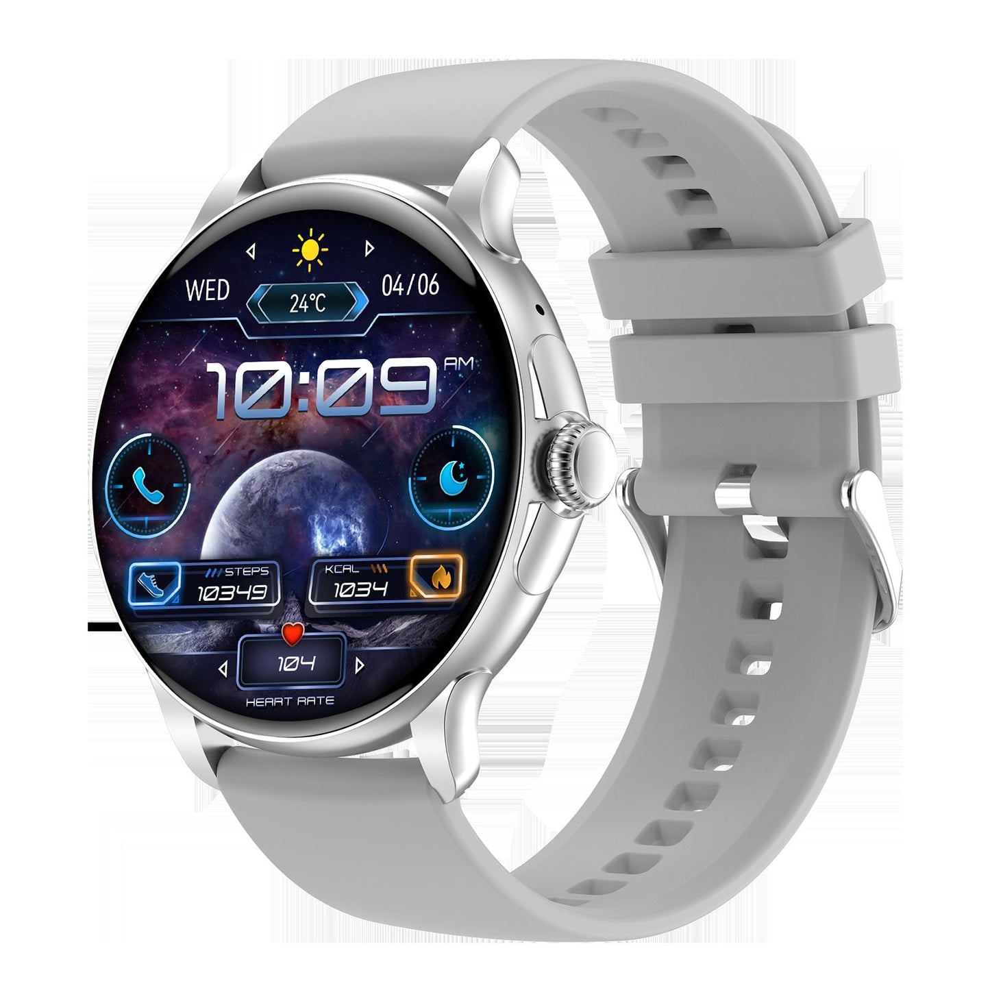 Smartwatch Damen Herren HD Touchscreen NFC Zahlung Fitness Lange Akku