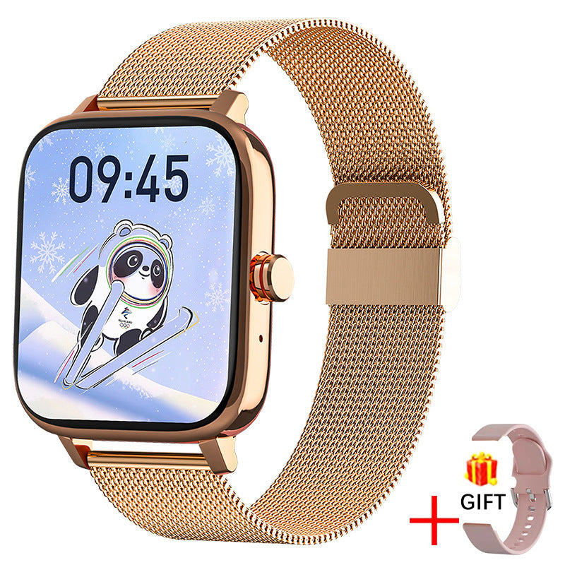 Smartwatch mit Bluetooth-Telefonie, 1,69" Display, Herzfrequenz & SpO₂, IP67