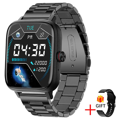 Smartwatch mit Bluetooth-Telefonie, 1,69" Display, Herzfrequenz & SpO₂, IP67