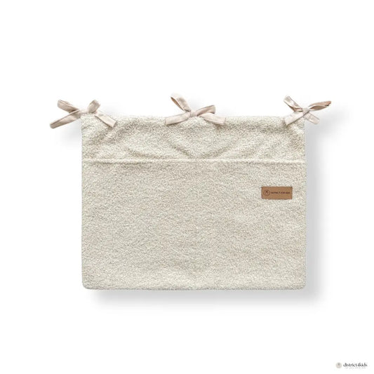 Baby bed organizer teddy fabric boucle - storage for the baby room