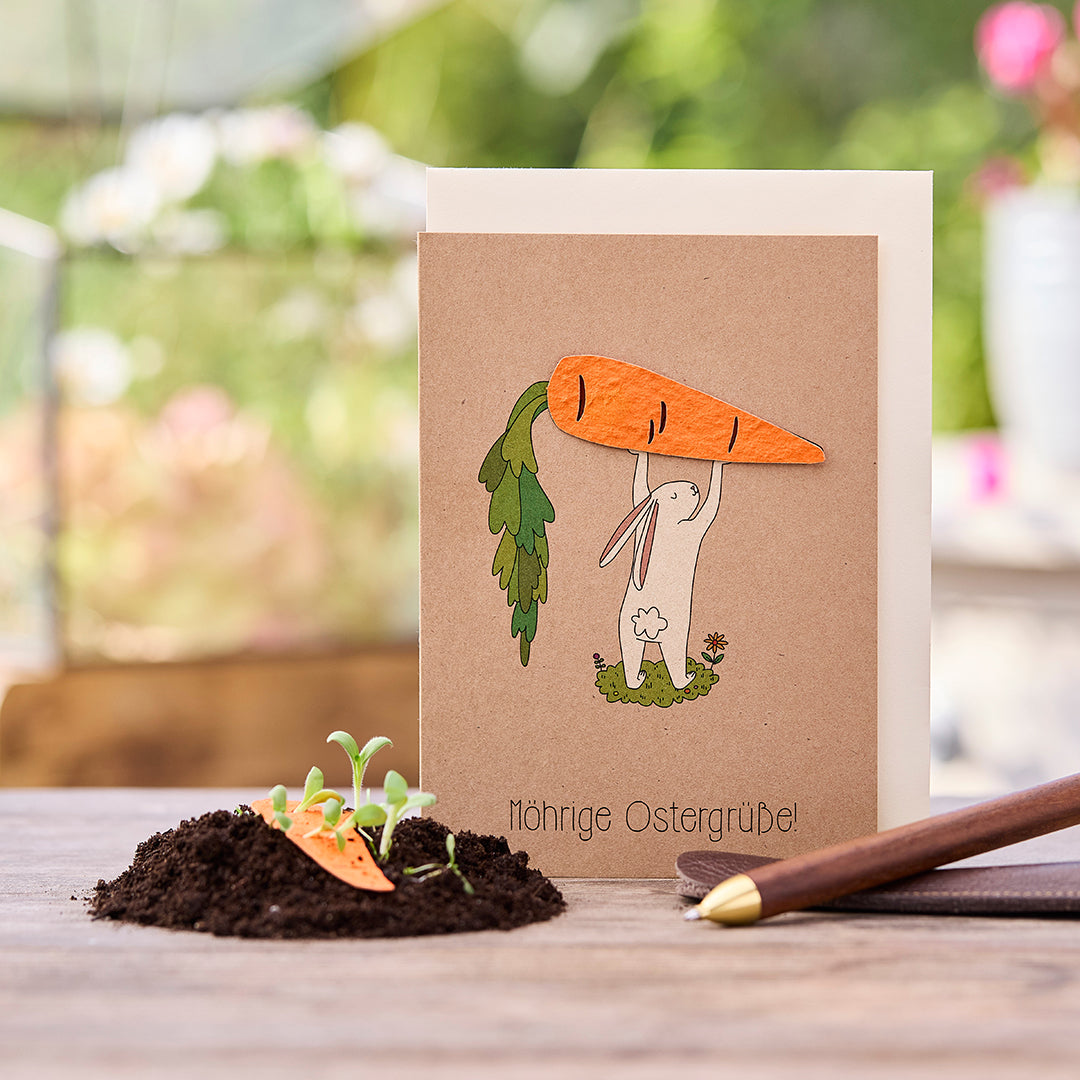 Easter card "Carrot Greetings"