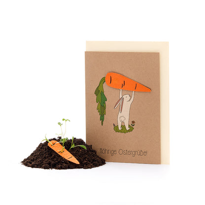Easter card "Carrot Greetings"
