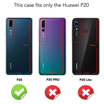 NALIA Glitzerhülle für Huawei P20 – Funkelnder Glitzer-Look & Grip – SHINEPOP (Silikon Case) – Marke aus Berlin