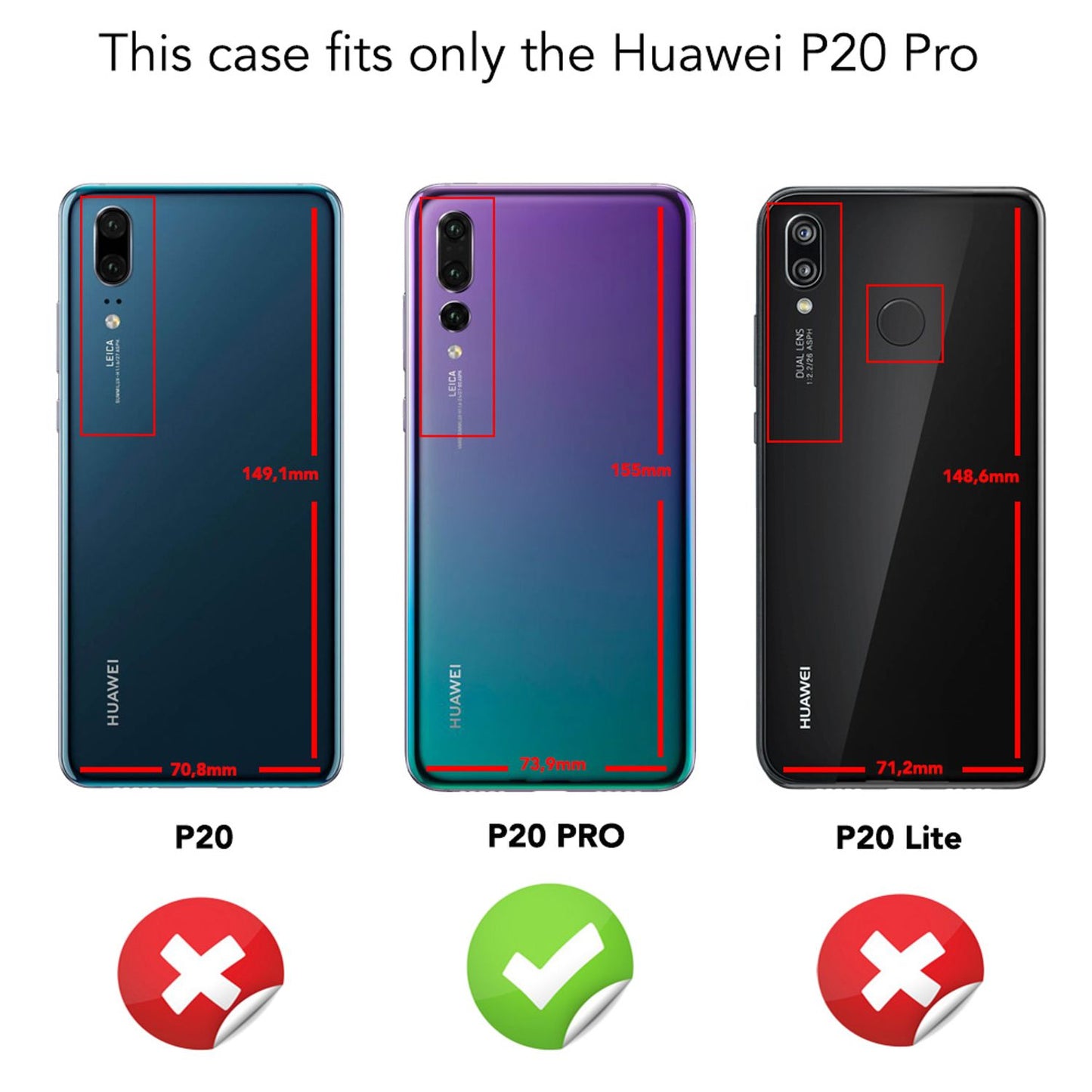 NALIA Hülle kompatibel mit Huawei P20 Pro, Kickstand Handyhülle Flip-Case Kunstleder Book-Cover mit Magnet, Etui Ganzkörper Schutzhülle Dünne Rundum Handy-Tasche Bumper