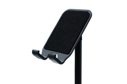 SYSTEM-S table mount adjustable non-slip stand for tablet smartphone in black