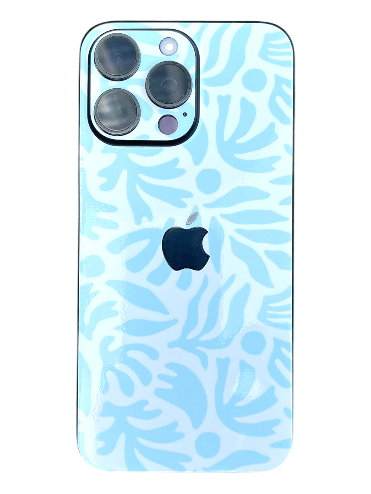 iPhone 16 Pro Skin Koralle Blau