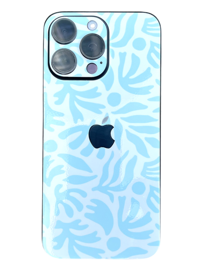 iPhone 16 Pro Skin Koralle Blau