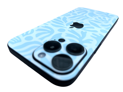 iPhone 16 Skin Koralle Blau