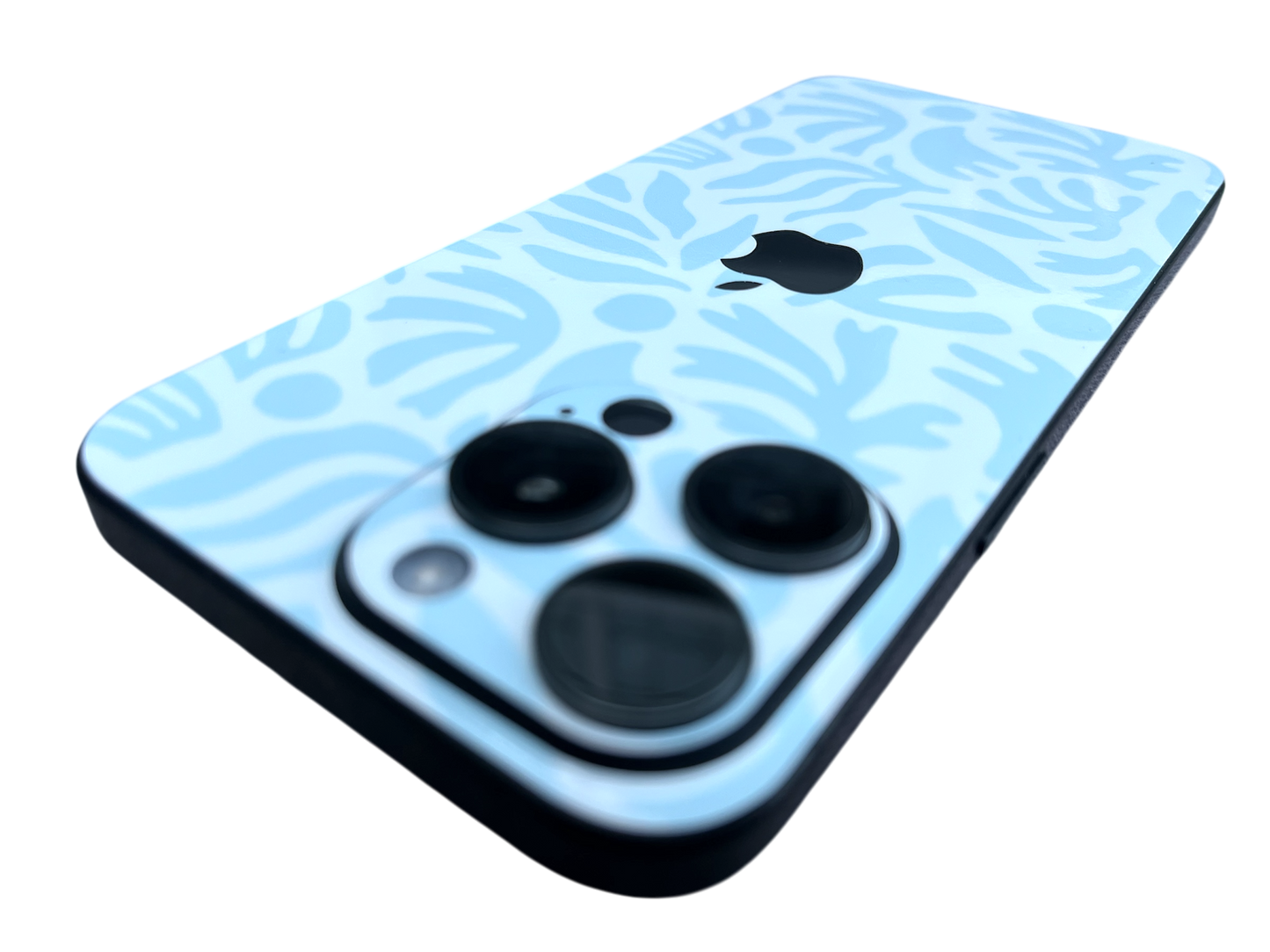 iPhone 13 mini Skin Koralle Blau