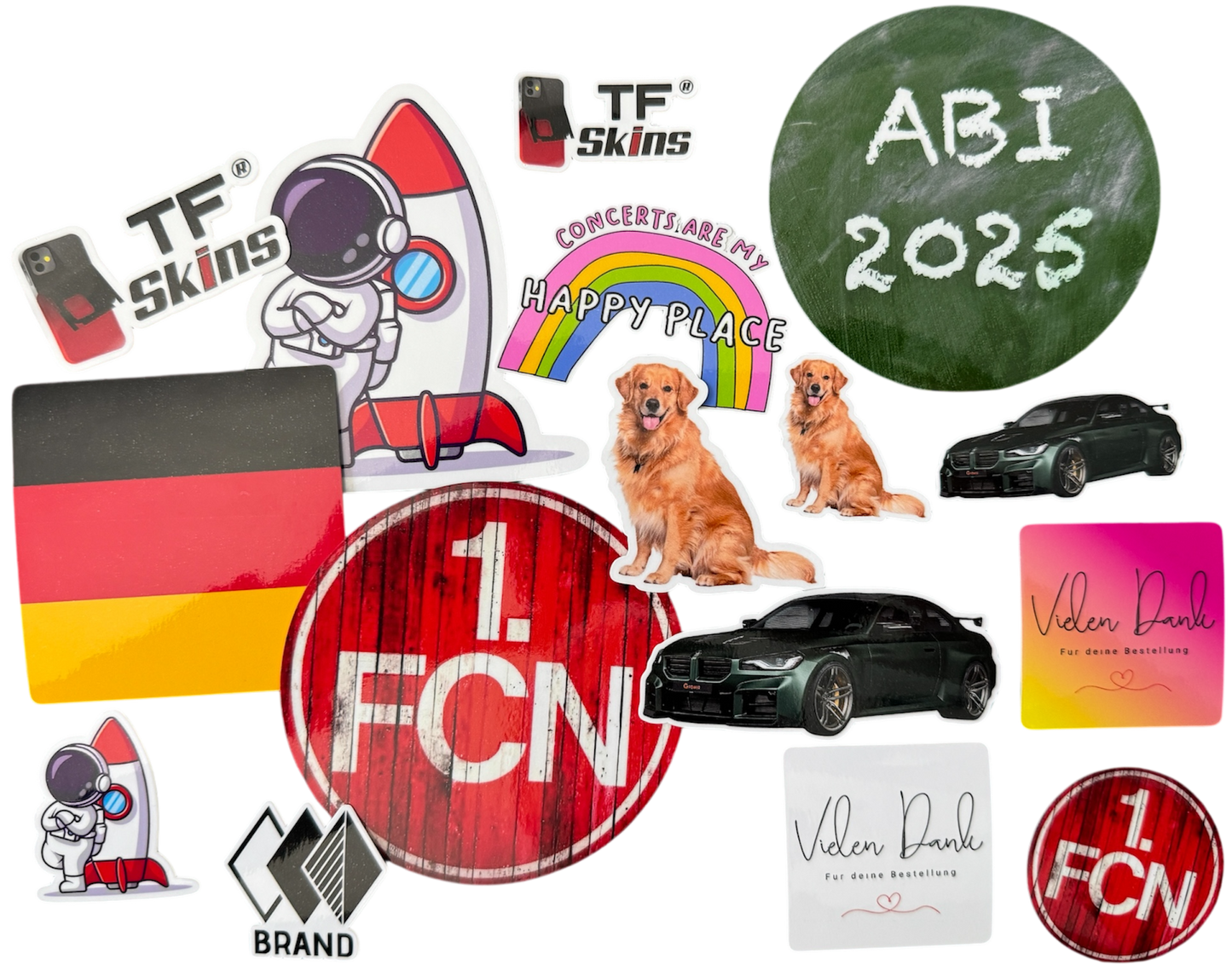 Custom Sticker drucken lassen – Individuelle Aufkleber nach Wunschform
