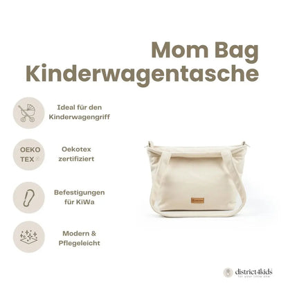 Wickeltasche für den Kinderwagen Kaschmir | edle Mom bag