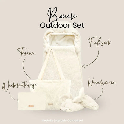 Kinderwagen-Handschuhe Bouclé – warm & kuschelig