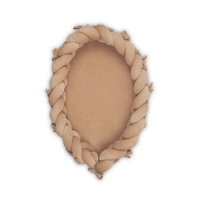 Babynest & Bettschlange 2in1 Velours – mitwachsend