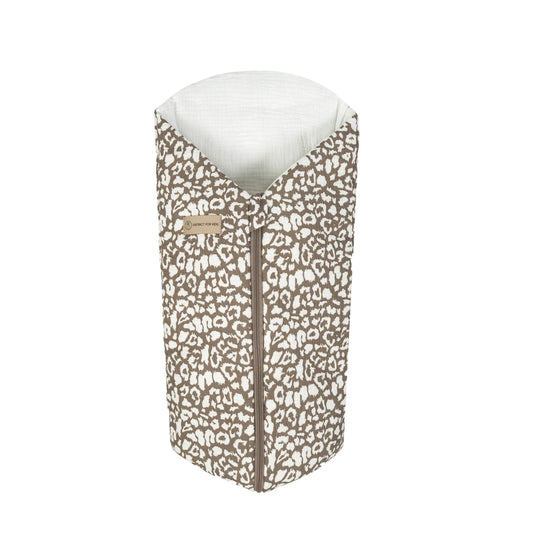 Pucksack Musselin Leoprint – 2.5 TOG Ganzjahr