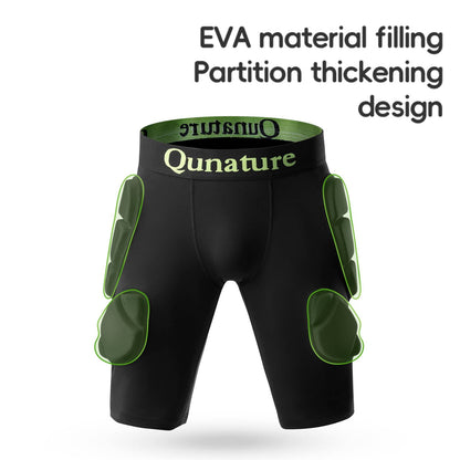 Qunature 3D Hüftpolster Protektorenhose mit EVA Crash Pad