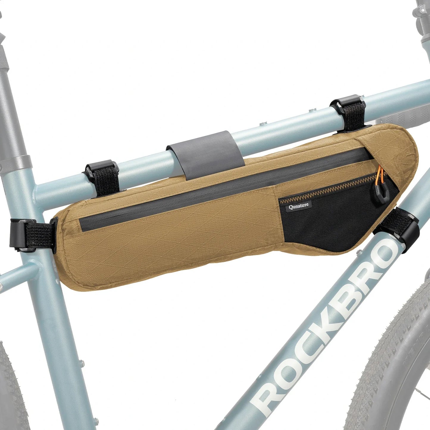 Qunature Fahrrad Rahmentasche Fahrradtasche wasserdichte mit Außentasche und Trinksystemöffnung