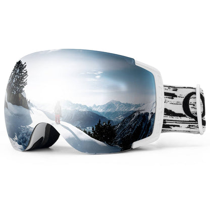 Qunature Antifog UV400 Skibrille für Brillenträger