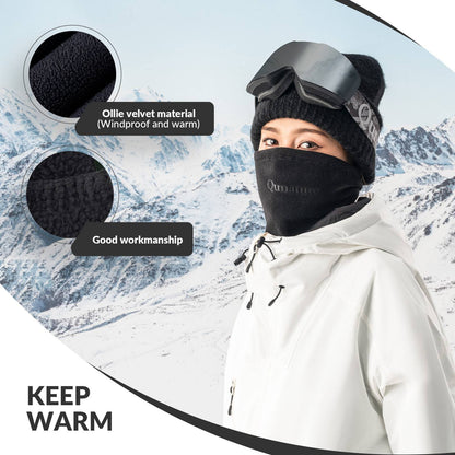 Qunature Winddichte Fleece Sturmhaube Balaclava Skimaske Warm