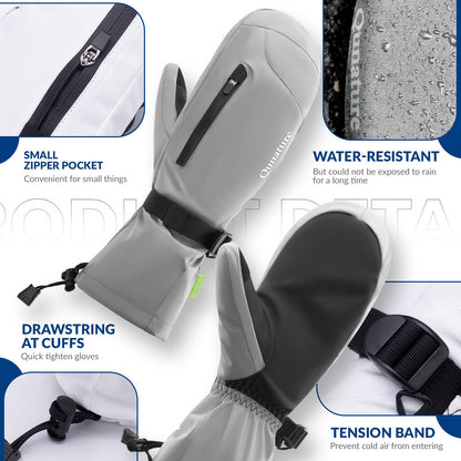 Qunature Winter Skihandschuhe für Herren & Damen