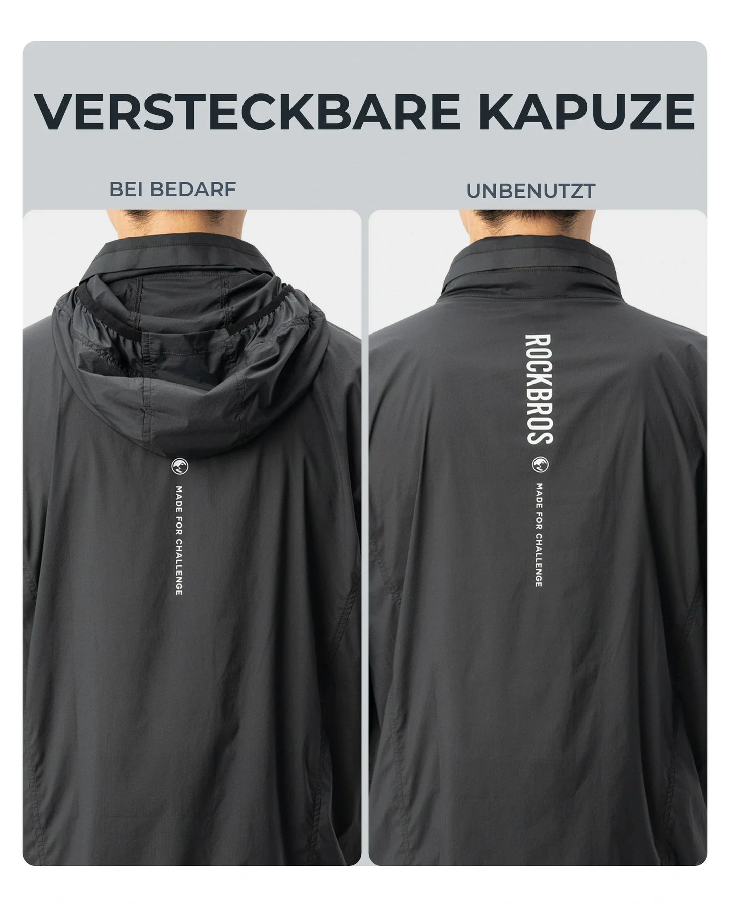 ROAD TO SKY Fahrradjacke Winddicht Atmungsaktiv für MTB & Rennrad