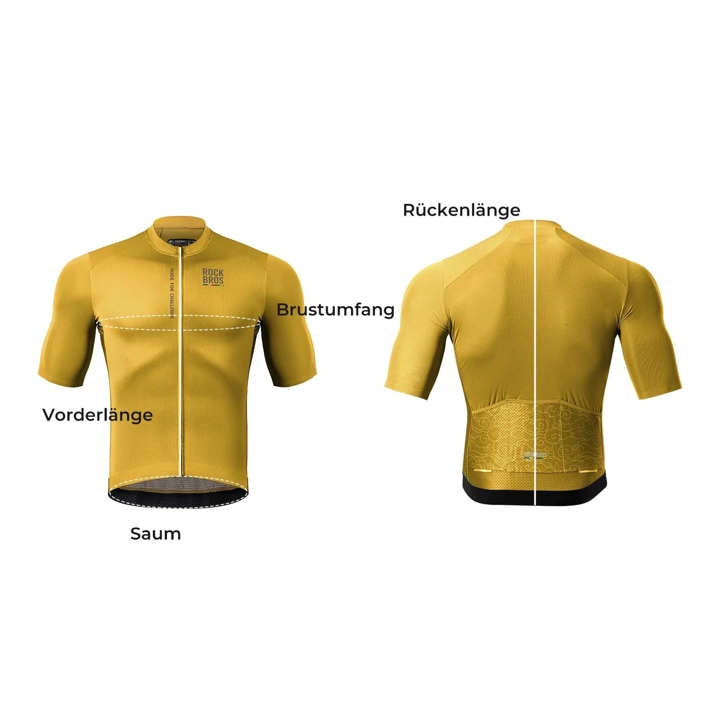 ROAD TO SKY Herren Kurzarm-Radtrikot Jersey für MTB & Rennrad