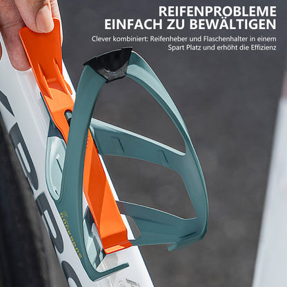 ROAD TO SKY 2-in-1 Fahrrad Flaschenhalter mit Reifenheber Leicht