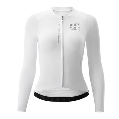 ROAD TO SKY Damen Langarm-Radtrikot Fahrrad Jersey für MTB & Rennrad