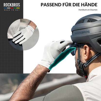 ROAD TO SKY Fahrradhandschuhe mit Touchscreen Atmungsaktiv Herren/Damen