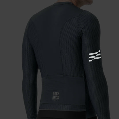 ROAD TO SKY Herren Langarm-Radtrikot Jersey für MTB & Rennrad