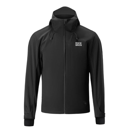 ROCKBROS Beheizbare Fahrradjacke mit Typ-C-Anschluss