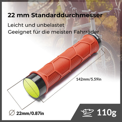 Fahrrad Lenkergriffe Doppelverschluss für 22,2mm Lenke