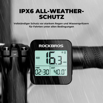 ROCKBROS Fahrradcomputer Kabellos GPS G1
