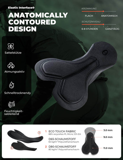 ROCKBROS Herren Fahrrad Trägerhose Lang Gepolstert