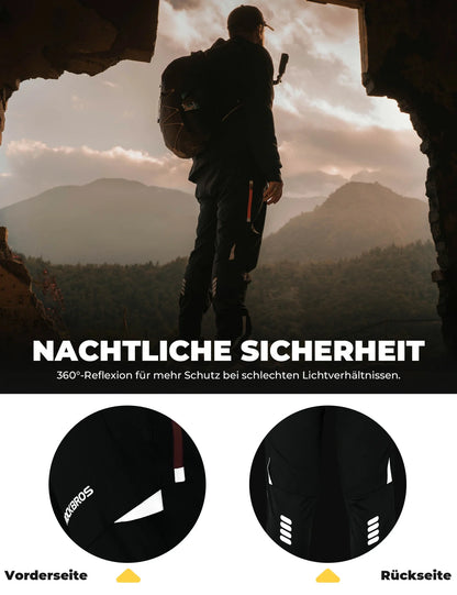ROCKBROS Herren Radlerhose Atmungsaktiv Lang Fahrradhose Unisex M-4XL