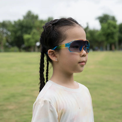 Selbsttönende Fahrradbrille für Kinder mit UV400-Schutz