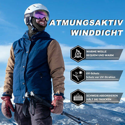 ROCKBROS Sturmhaube 2er Set Herbst Winter Balaclava für Outdoorsports Unisex