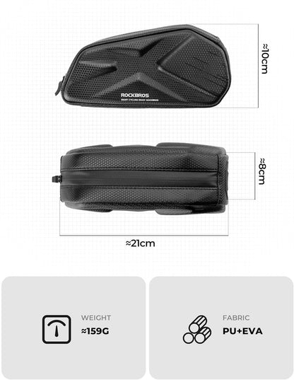 ROCKBROS Fahrrad Rahmentasche Fahrradtasche Oberrohrtasche 1.4L