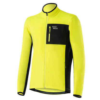 ROCKBROS Winter Fahrradjacke Herren Winddicht Warm Wanderjacke