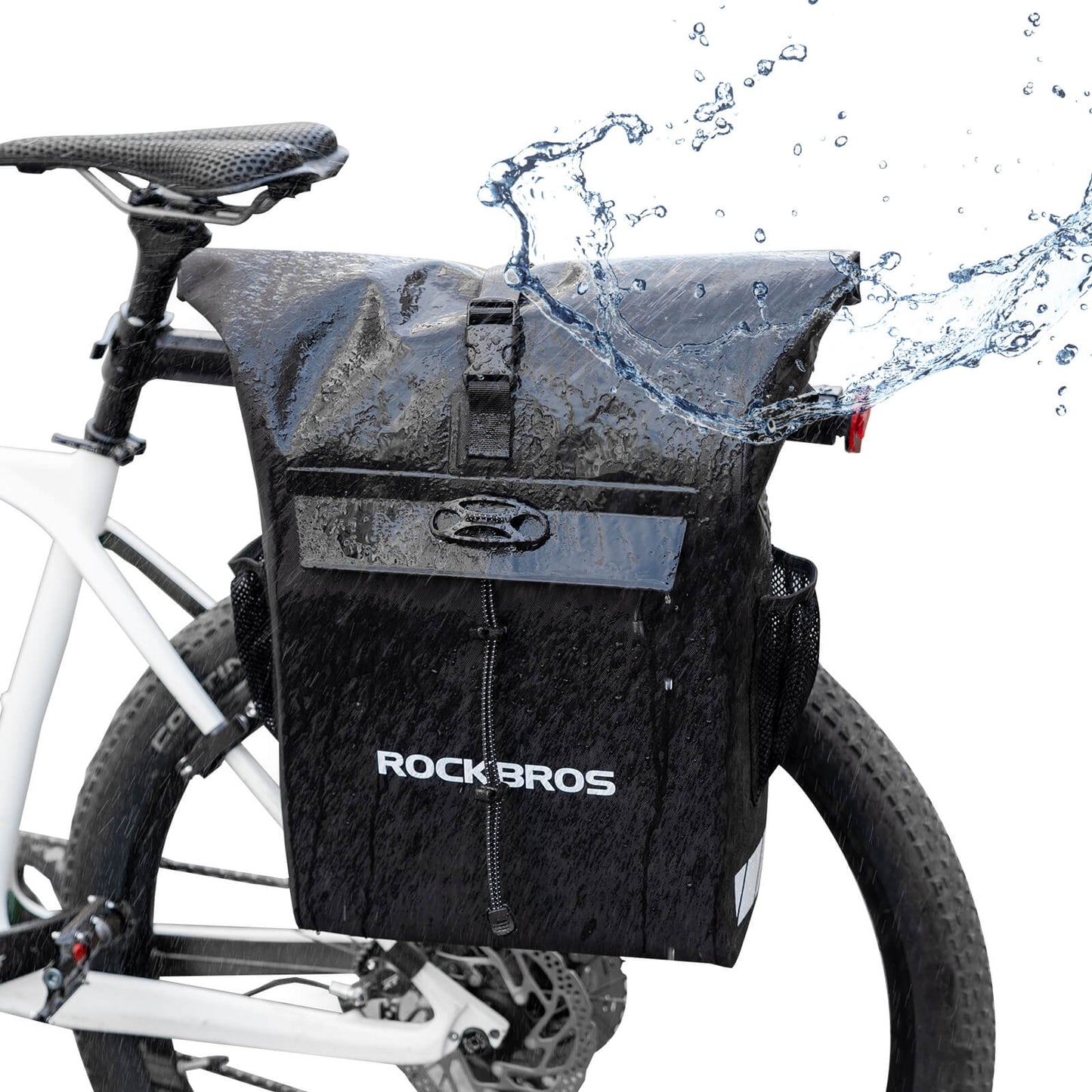 3 in 1 Wasserdicht Gepäckträgertasche Rucksack Umhängetasche 18L