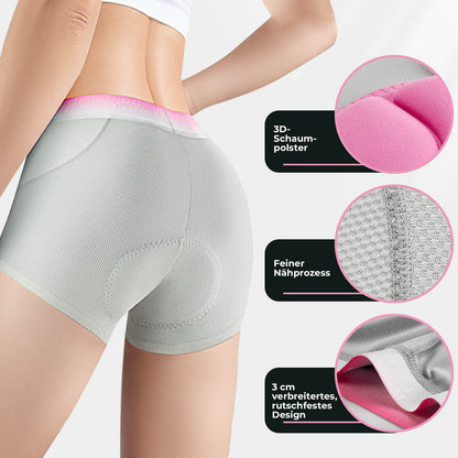 ROCKBROS Damen Radunterhose mit 3D Gepolsterte Radlerhose Atmungsaktiv