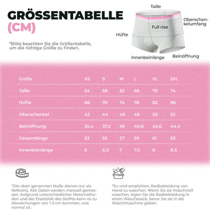 ROCKBROS Damen Radunterhose mit 3D Gepolsterte Radlerhose Atmungsaktiv