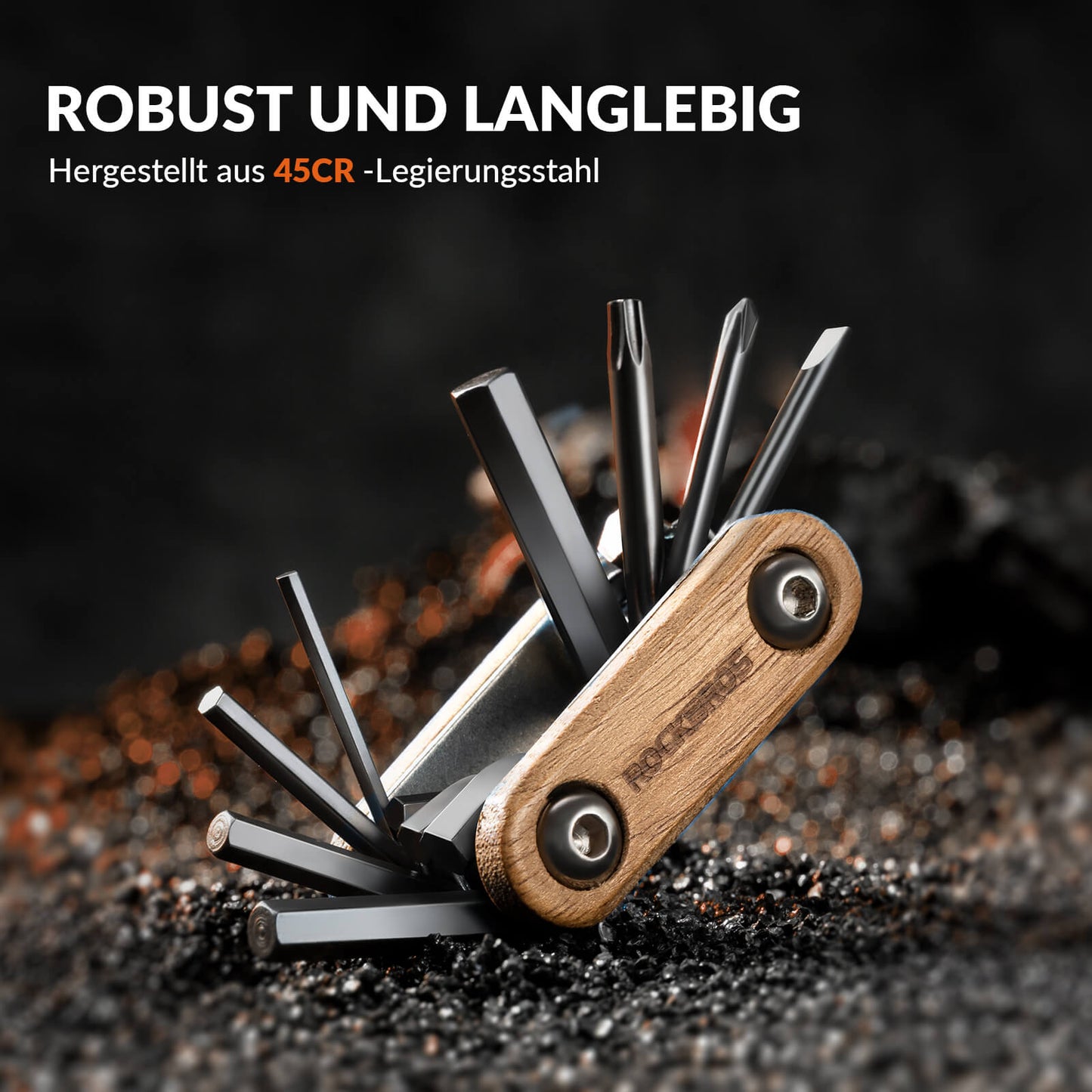 Fahrrad Multifunktionswerkzeug 8 in 1 Reparaturset