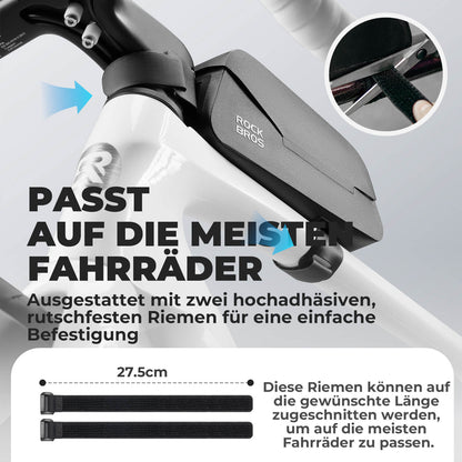 Magnetische Oberrohrtasche 100% Wasserdicht